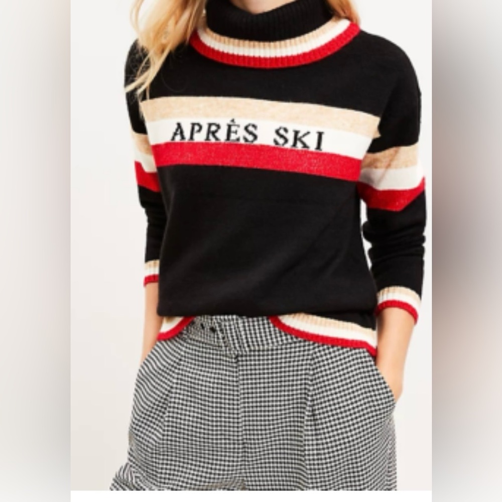 LOFT Most Popular Women's Lou & Grey Apres Ski Turtleneck Sweater Size L P